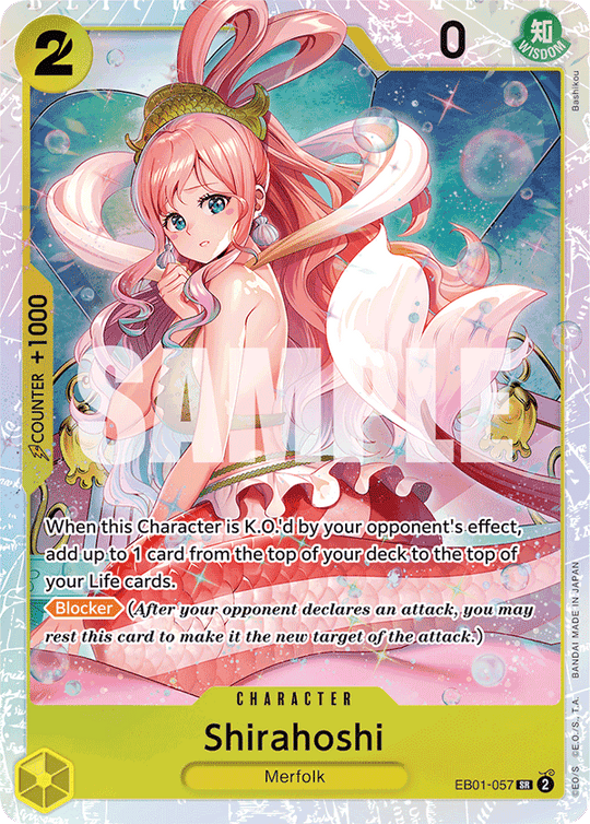 EB01-057, SR, Shirahoshi (PRB02)
