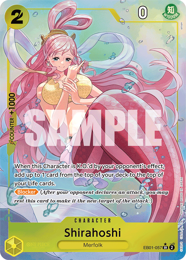 EB01-057, SR, Shirahoshi (Alternate Art)