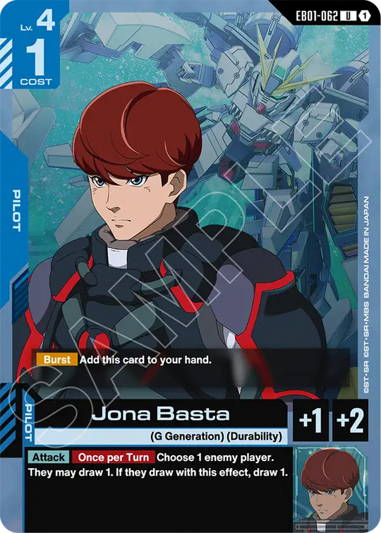 EB01-062, UC, Jona Basta