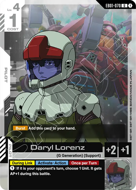 EB01-070, UC, Daryl Lorenz