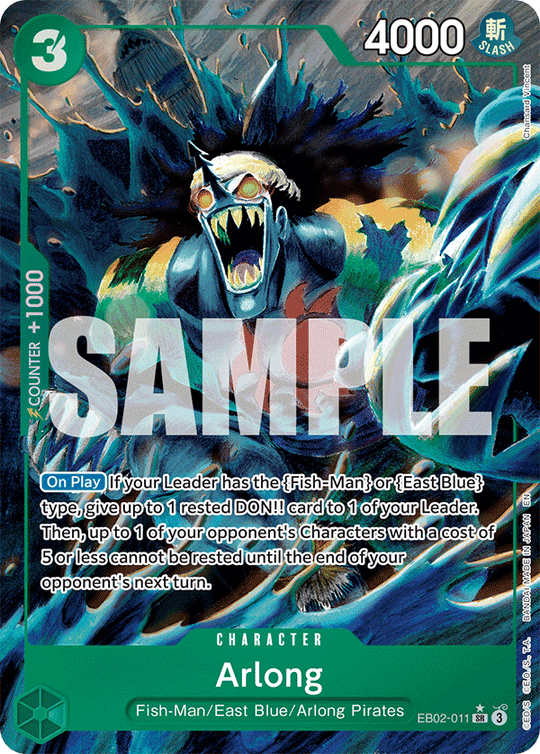 EB02-011, SR, Arlong (Alternate Art)