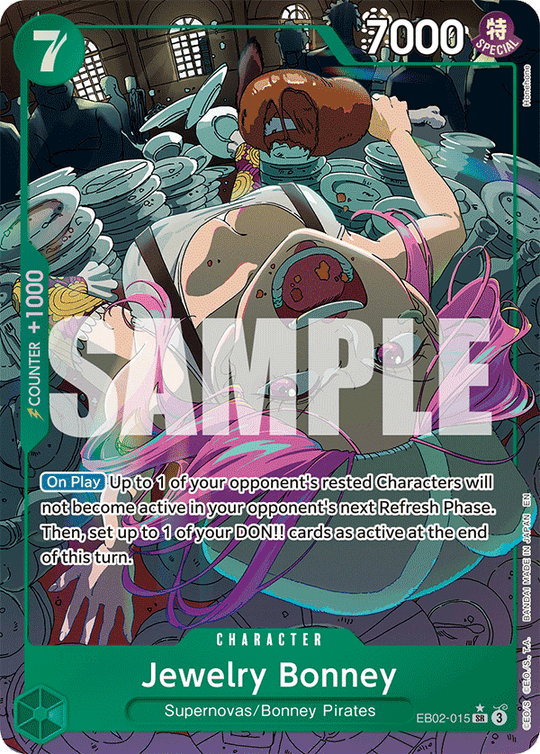 EB02-015, SR, Jewelry Bonney (Alternate Art)