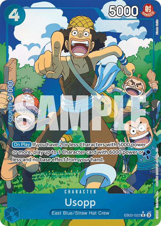 EB02-022, R, Usopp (Alternate Art)