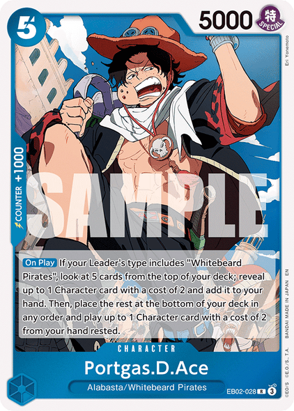 EB02-028, R, Portgas.D.Ace