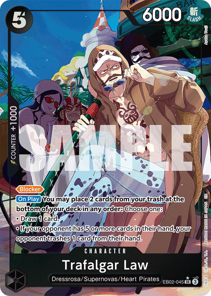 EB02-045, SR, Trafalgar Law (Alternate Art)