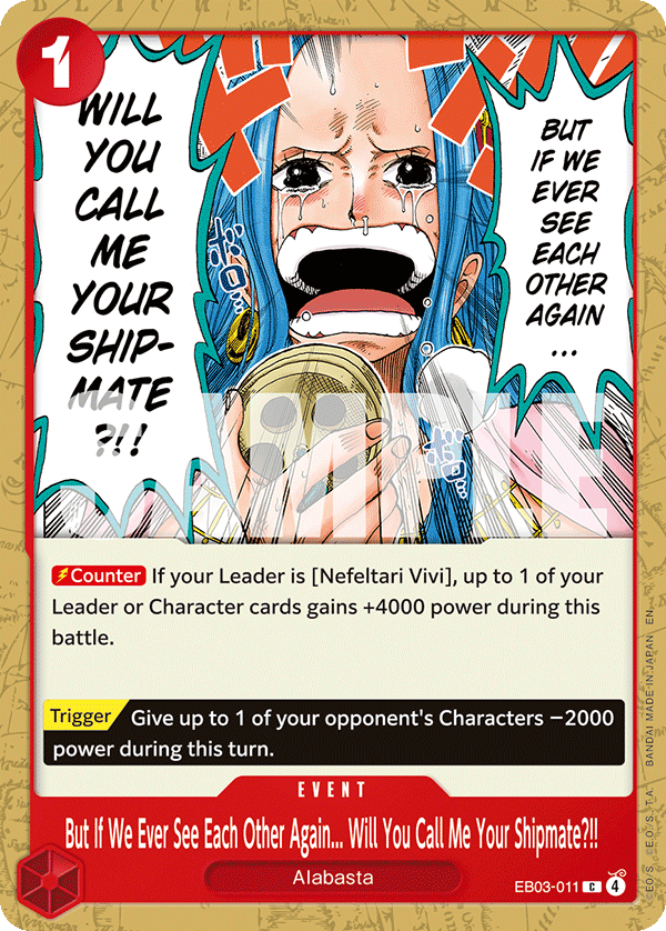 EB03-011, C, But If We Ever See Each Other Again... Will You Call Me Your Shipmate?!!