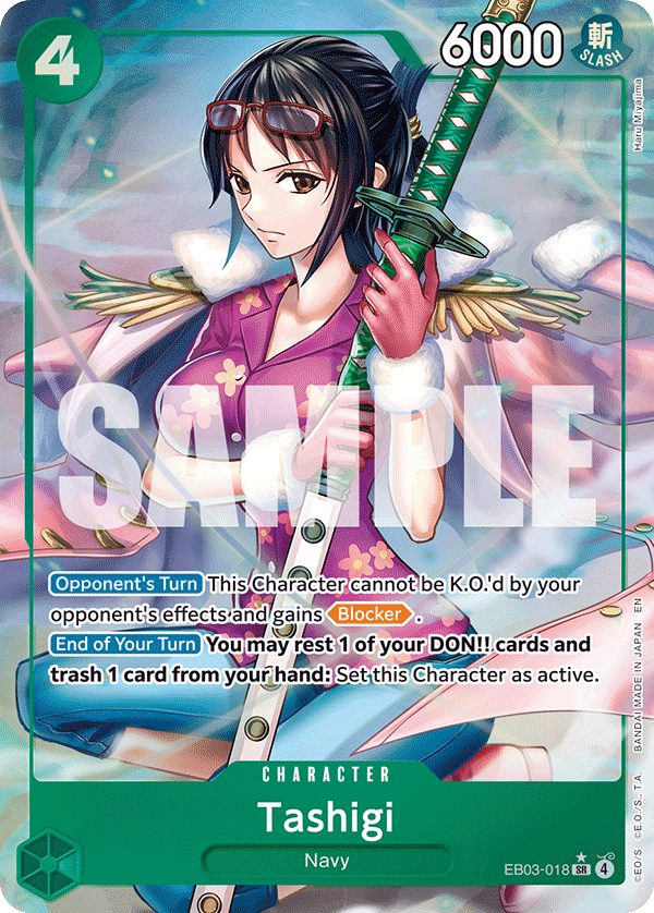 EB03-018, SR, Tashigi (Alternate Art)