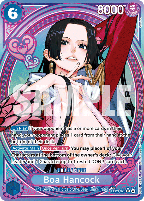 EB03-026, SR, Boa Hancock (Special Rare)