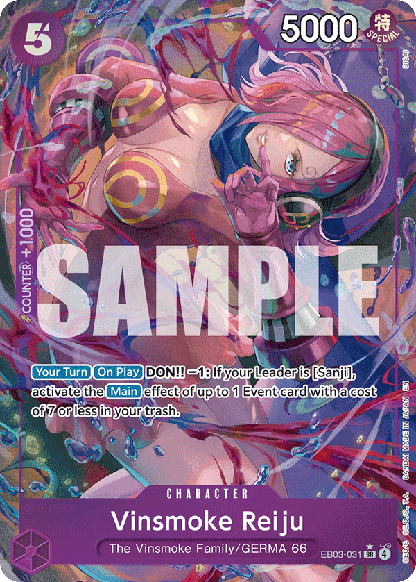 EB03-031, SR, Vinsmoke Reiju (Alternate Art)
