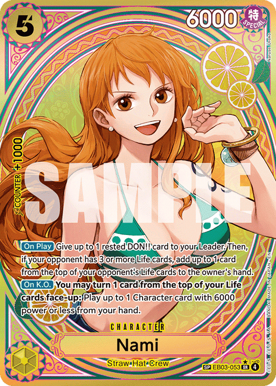 EB03-053, SR, Nami (Special Rare)