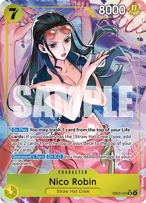 EB03-055, SR, Nico Robin (Alternate Art)