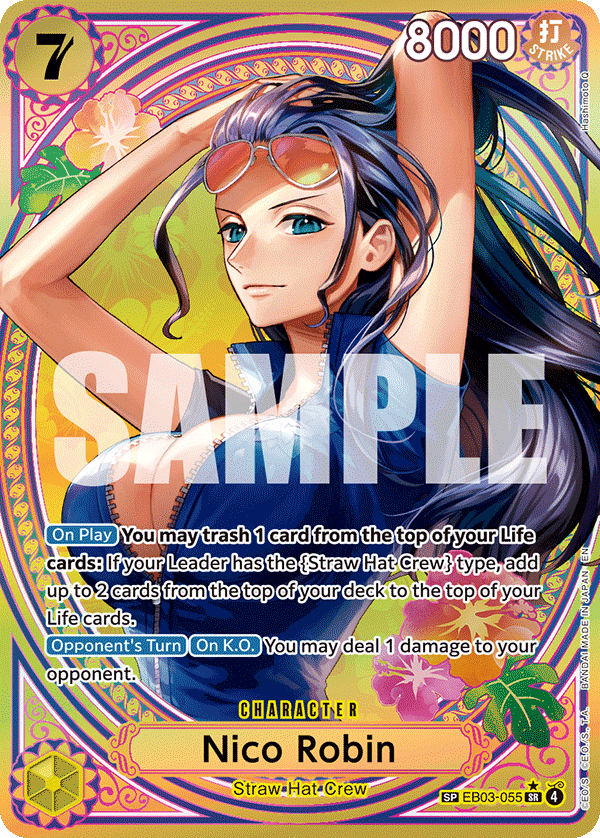 EB03-055, SR, Nico Robin (Special Rare)