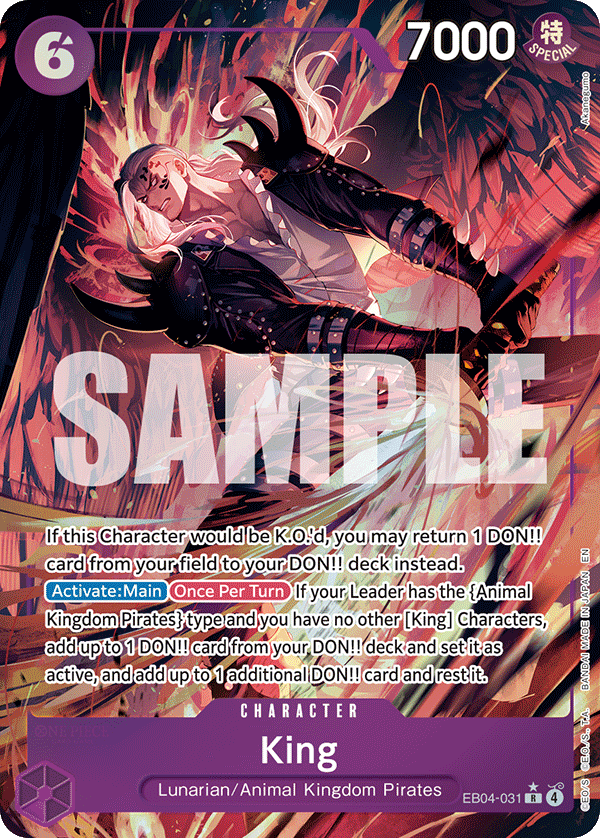 EB04-031, R, King (Alternate Art)