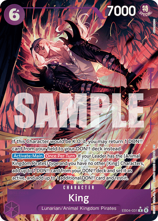 EB04-031, R, King (Alternate Art)