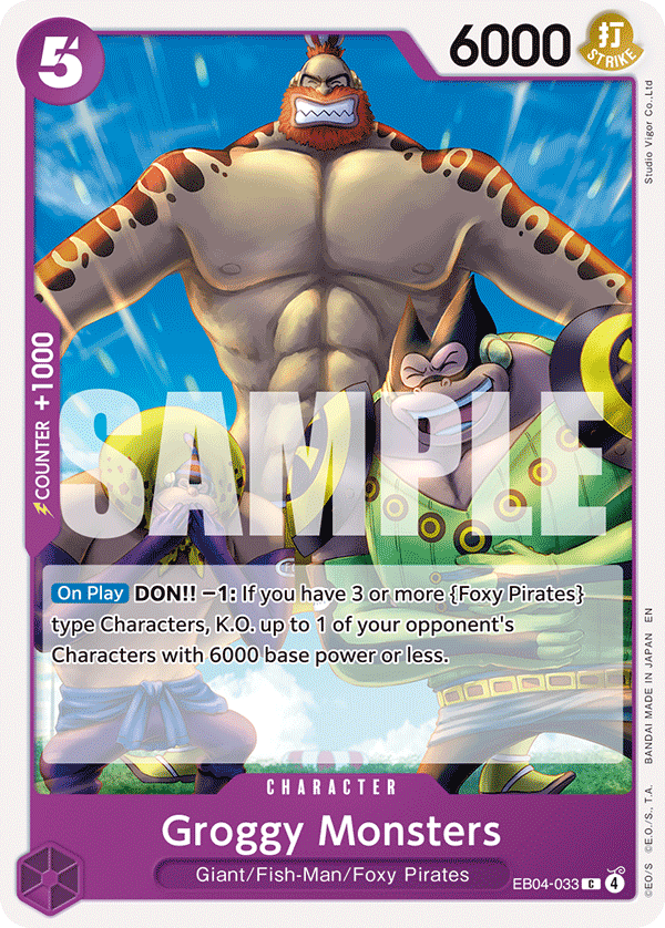 EB04-033, C, Groggy Monsters