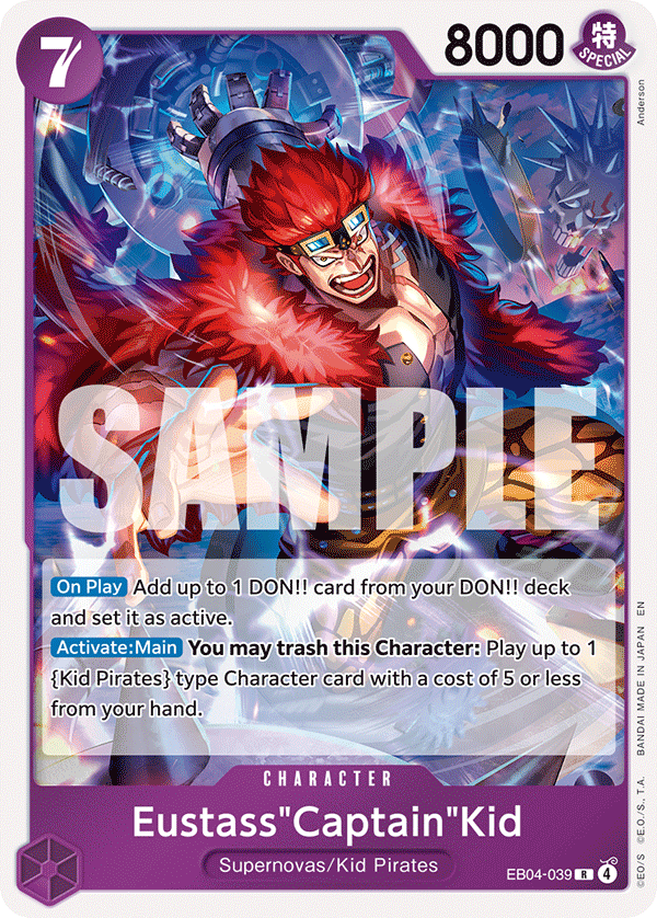 EB04-039, R, Eustass"Captain"Kid