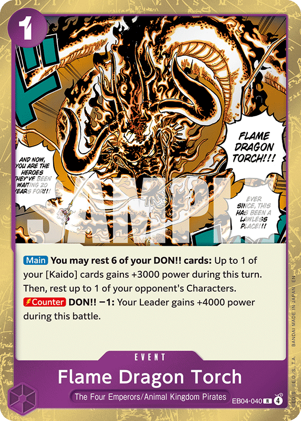 EB04-040, R, Flame Dragon Torch