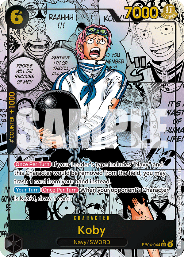 EB04-044, SR, Koby (Manga Rare)