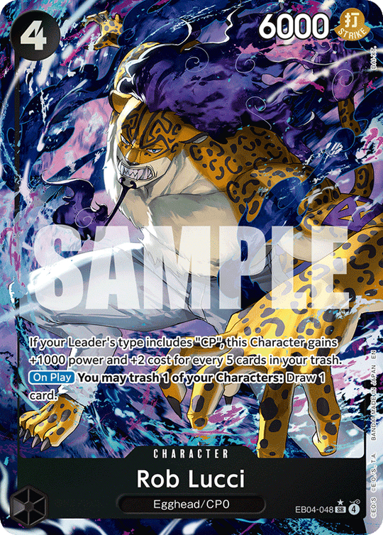 EB04-048, SR, Rob Lucci (Alternate Art)