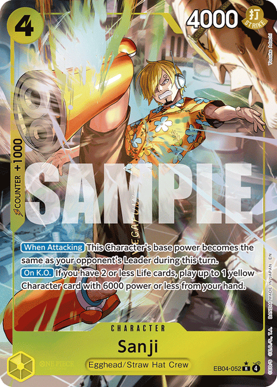 EB04-052, R, Sanji (Alternate Art)