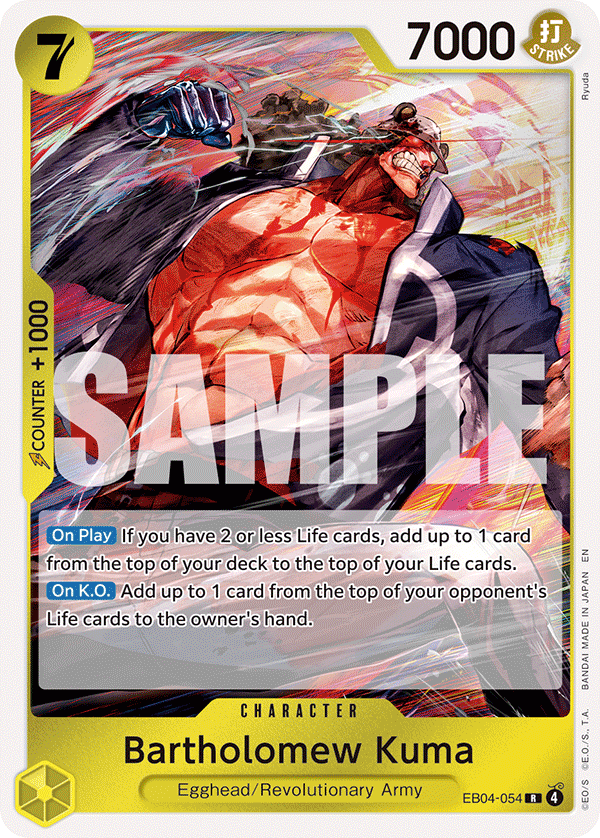 EB04-054, R, Bartholomew Kuma