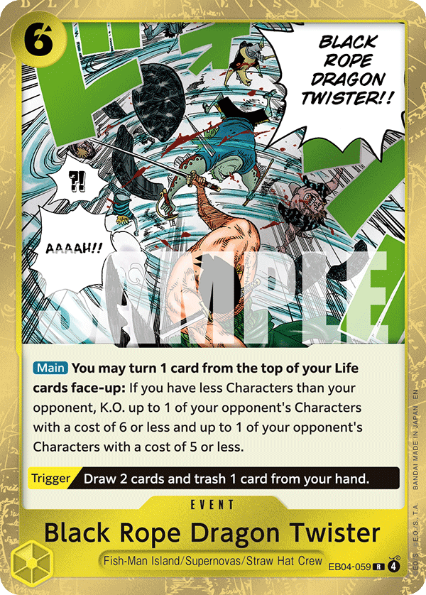 EB04-059, R, Black Rope Dragon Twister