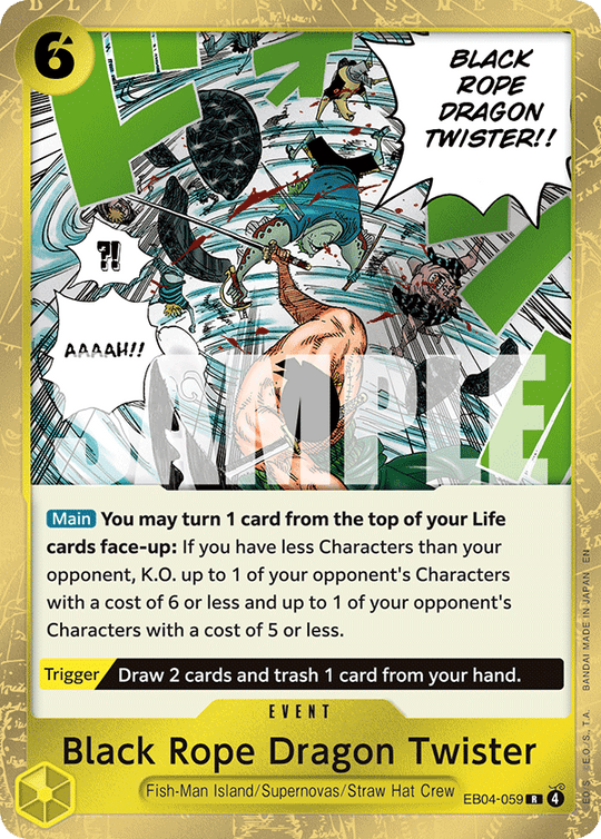 EB04-059, R, Black Rope Dragon Twister