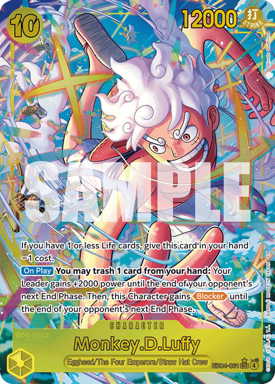 EB04-061, SEC, Monkey.D.Luffy (Alternate Art)