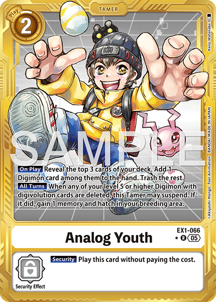 EX01-066 R, Analog Youth (AD1 Gold Reprint)