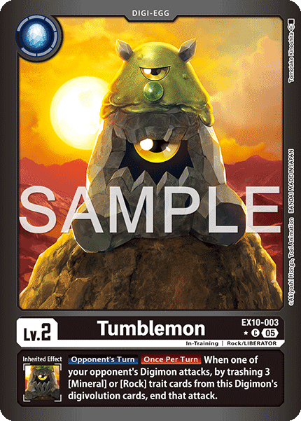 EX10-003, C, Tumblemon (Foil)