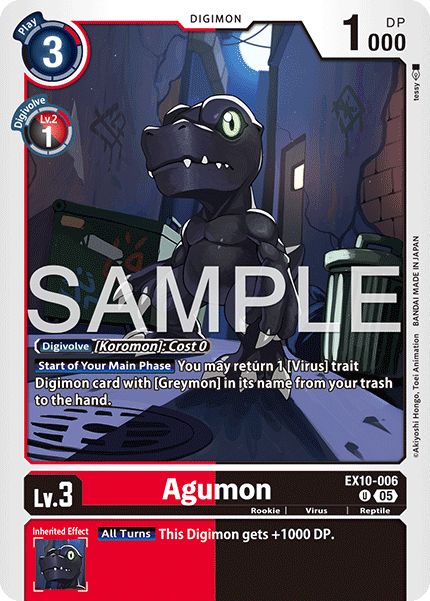 EX10-006, UC, Agumon