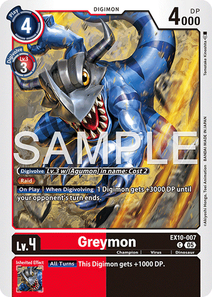 EX10-007, C, Greymon