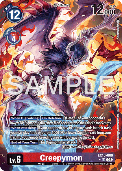 EX10-009, SR, Creepymon (Alternate Art)