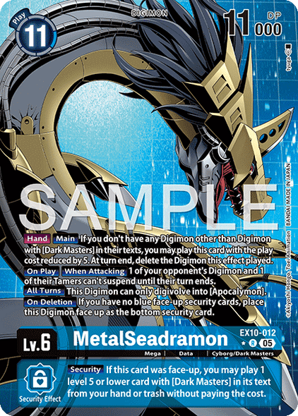 EX10-012, R, MetalSeadramon (Alternate Art)