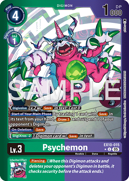 EX10-015, UC, Psychemon (Foil)
