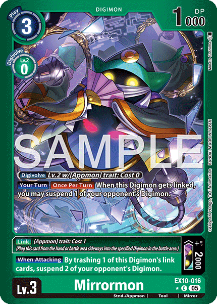 EX10-016, C, Mirrormon (Foil)