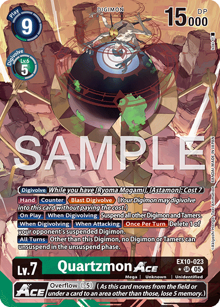 EX10-023, SR, Quartzmon ACE (Alternate Art)