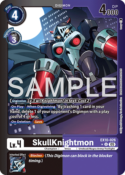 EX10-026, UC, SkullKnightmon (Foil)