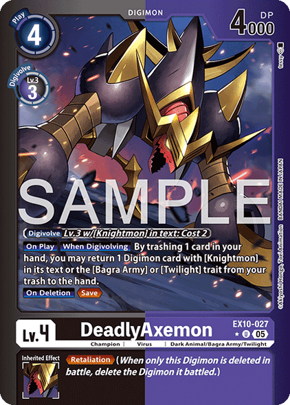 EX10-027, UC, DeadlyAxemon (Foil)