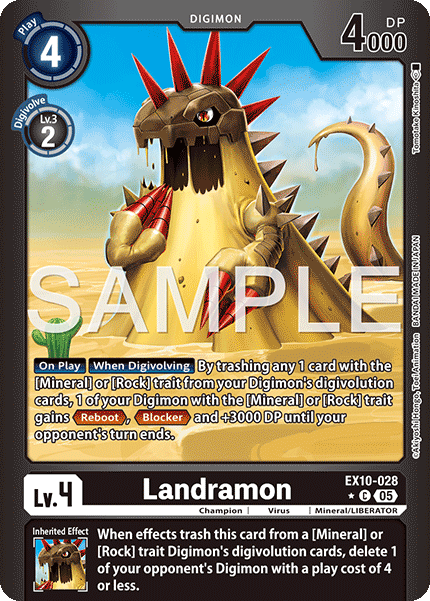EX10-028, C, Landramon (Foil)