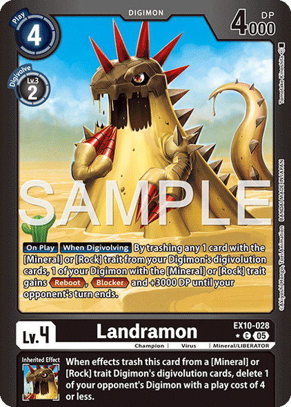 EX10-028, C, Landramon (Foil)