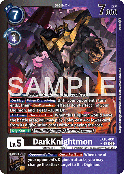 EX10-031, UC, DarkKnightmon (Foil)