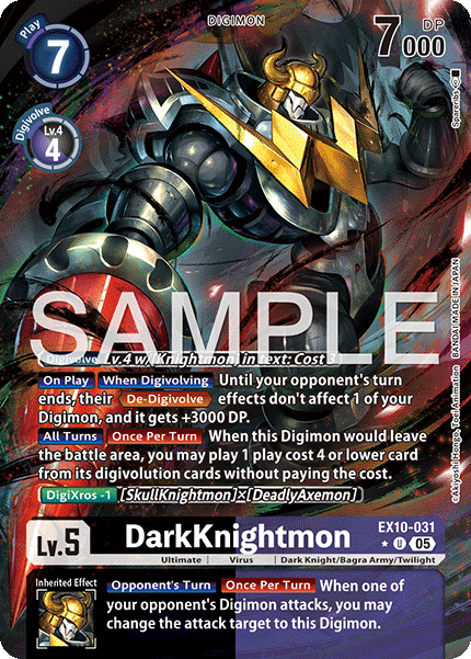 EX10-031, UC, DarkKnightmon (Alternate Art)