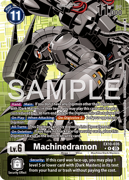 EX10-035, R, Machinedramon (Alternate Art)
