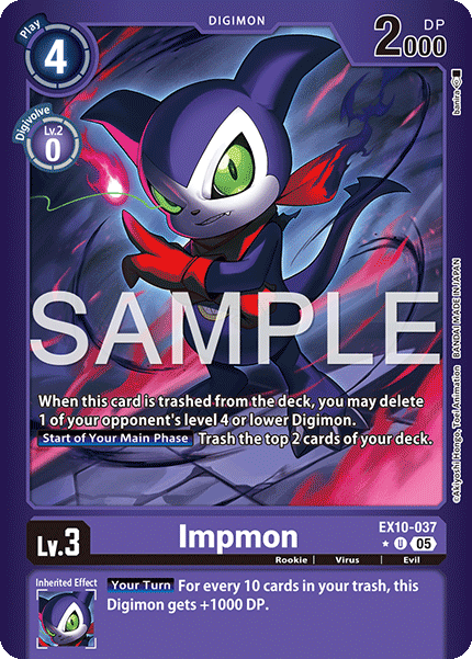 EX10-037, UC, Impmon (Foil)