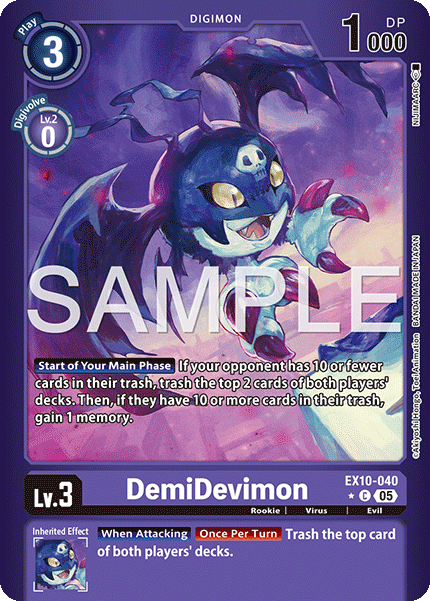 EX10-040, C, DemiDevimon (Foil)