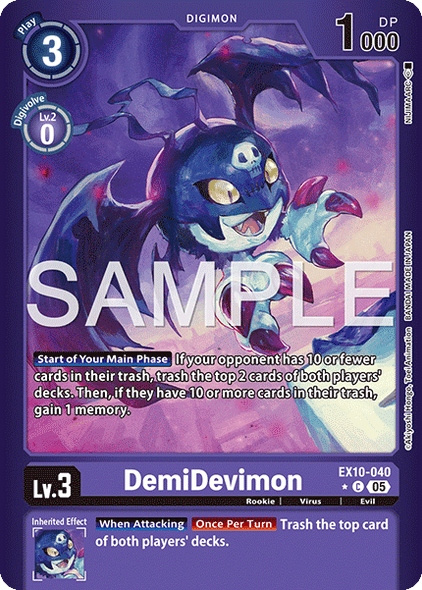 EX10-040, C, DemiDevimon (Foil)