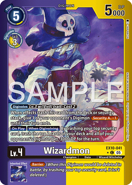EX10-041, C, Wizardmon (Foil)
