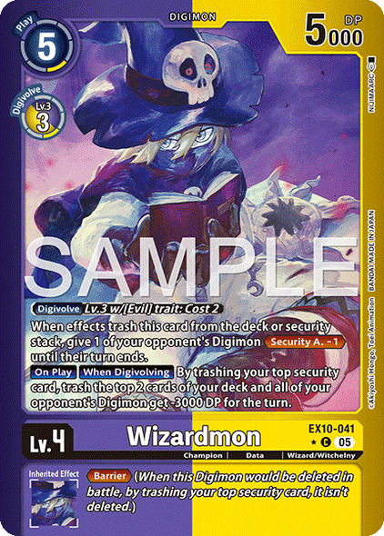 EX10-041, C, Wizardmon (Foil)