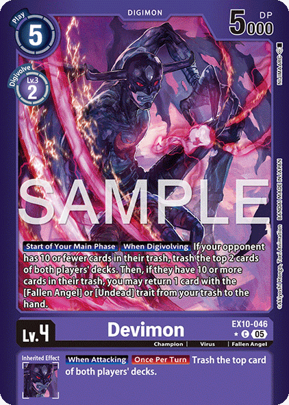 EX10-046, C, Devimon (Foil)